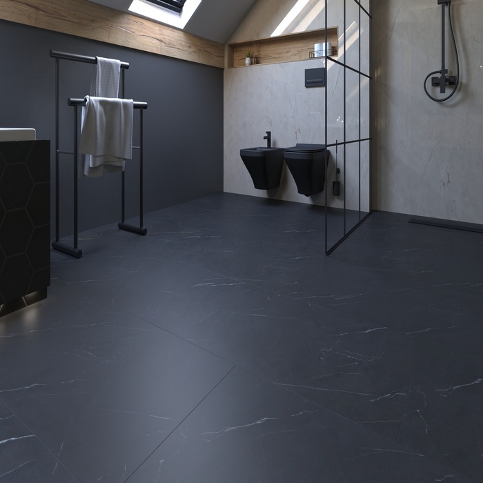 Panele winylowe KORNER SPECTRA FLOOR MARMUR NERO 5mm 25-SPC-SPCTR-02F 120cmx30cm